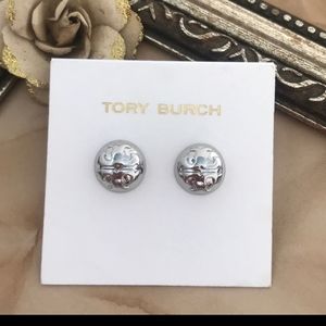 Tory burch silver Stud Earrings